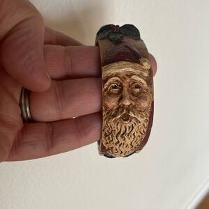 Vintage Fitz Santa bracelet